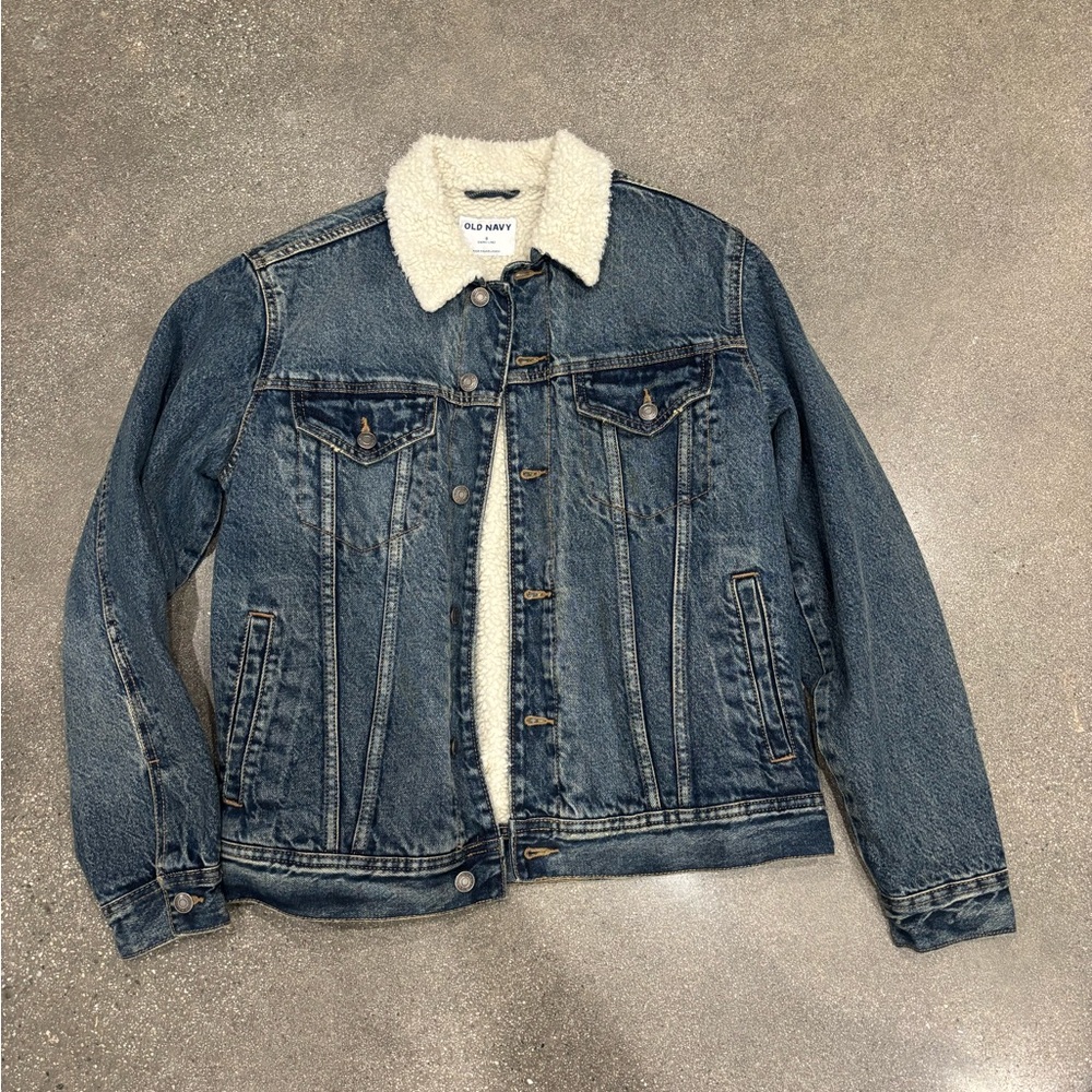 Old Navy Sherpa Jean Jacket